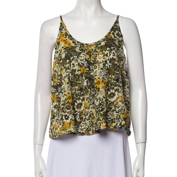NWT THE GREAT The Pebble Tank, Heirloom Floral, Size 2 - Picture 2 of 6